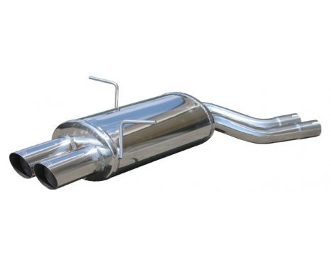 100% stainless steel Sport exhaust BMW 3-Series E46 320i 1998- 2x80mm Racing