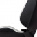 Siège sport 'RS6-II' Noir mat/Blanc Similicuir Réglable des deux côtés, Vignette 7