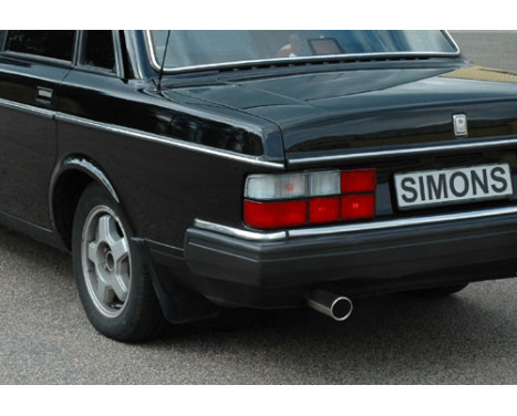 Simons exhaust suitable for Volvo 240 series with catalytic converter, Image 2