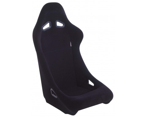 Sports chair 'Zandvoort' - Black - Fixed back - incl. Slides