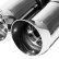 Sports exhaust BMW E36 6-Cylinder Sedan / Touring / Convertible / Coupe 320i 110kW / 323i 125kW 1995-1998 2x 80mm D