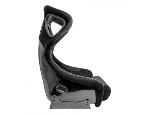 Sports seat 'BS6' - Black - Fixed polyester back - incl. Slides, Image 3