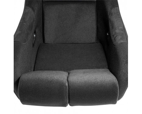 Sports seat 'BS6' - Black - Fixed polyester back - incl. Slides, Image 5