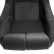 Sports seat 'BS6' - Black - Fixed polyester back - incl. Slides, Thumbnail 5