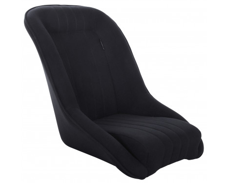 Sports seat 'Classic' - Black - Fixed backrest - incl. slides