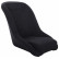 Sports seat 'Classic' - Black - Fixed backrest - incl. slides
