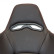 Sports seat 'Eco' - Black artificial leather + Red stitching - Adjustable backrest on the left side, Thumbnail 8