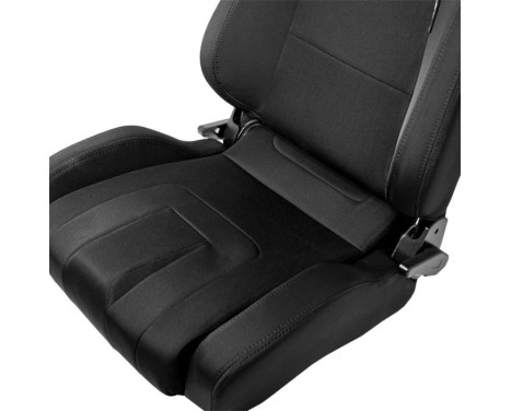 Sports seat 'RS6-II' - Black Fabric - Double-sided adjustable backrest - incl, Image 8