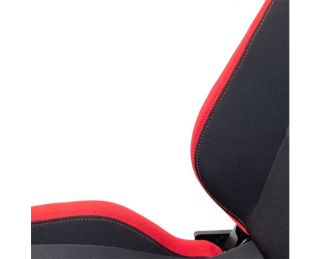 Sports seat 'RS6-II' - Black/Red Fabric - Double-sided adjustable backrest - incl, Image 5