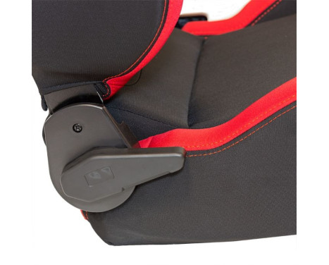 Sports seat 'RS6-II' - Black/Red Fabric - Double-sided adjustable backrest - incl, Image 6