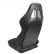Sports seat 'TN' - Black Artificial leather + Red stitching - Double-sided adjustable backrest - incl, Thumbnail 2
