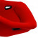 Sports seat 'Zandvoort' - Red - Fixed backrest - incl. slides, Thumbnail 8