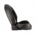 Sports seat Classic II - Black, with Gray stitching - Right side, adjustable backrest, Thumbnail 3