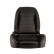 Sports seat Classic II - Black, with Gray stitching - Right side, adjustable backrest, Thumbnail 2