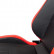 Sportstol 'RS6-II' - Matt svart/rött konstläder - Dubbelsidigt justerbart ryggstöd, miniatyr 7