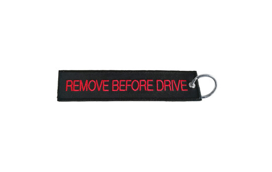 Simoni Racing Sleutelhanger - Remove Before Flight - Zwart, Imagen 2