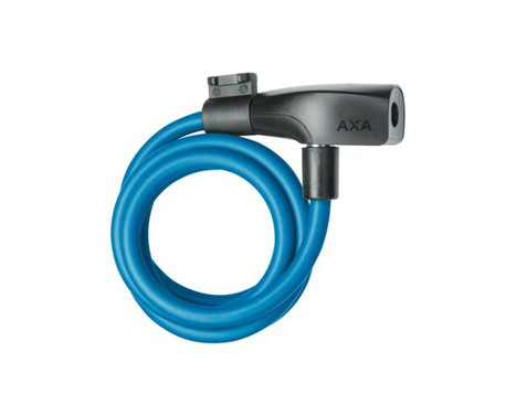 Candado de cable AXA Resolute 120/8 azul petróleo