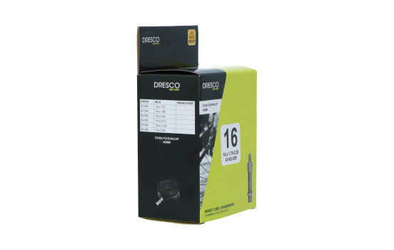 Cámara de aire Dresco 16 x 1,75-2,50 (47/62-305) Dunlop 40 mm, Imagen 6