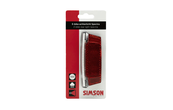 Luz trasera para bicicleta eléctrica Simson Spectra 6-48 V, Imagen 3