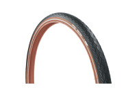 Neumático antipinchazos Dresco Metro Elite 28 x 1,75 (47-622) reflectante negro/marrón