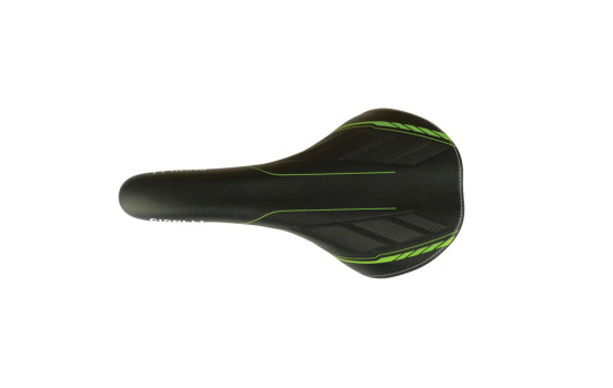 Sillín de bicicleta de carreras MicroFi negro/verde, Imagen 4