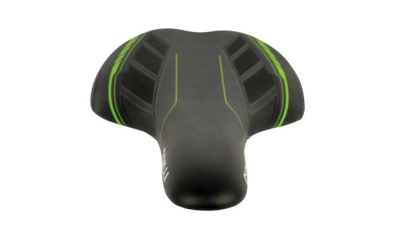 Sillín de bicicleta de carreras MicroFi negro/verde, Imagen 6
