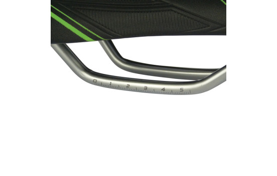Sillín de bicicleta de carreras MicroFi negro/verde, Imagen 5