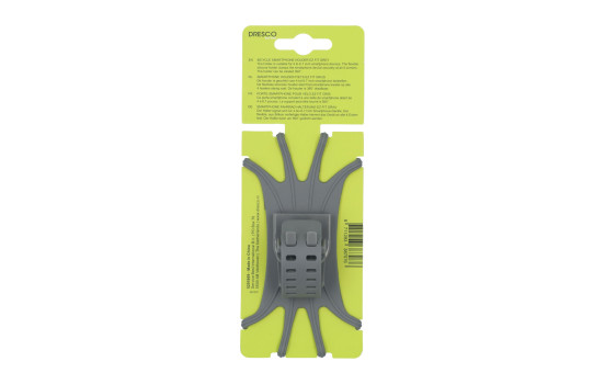 Soporte para smartphone Dresco para bicicleta EZ Fit gris