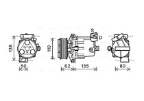 Compressor, airconditioning