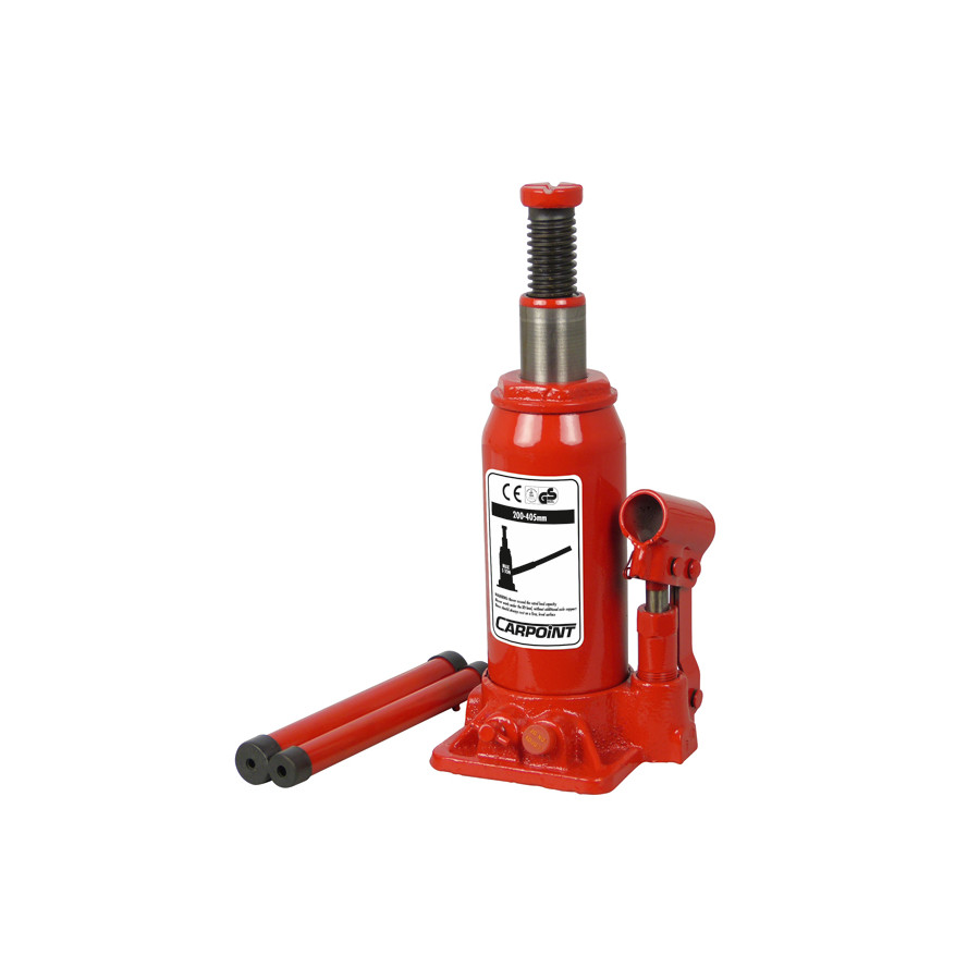 Carpoint Cric hydraulique bouteille 5000 kg Rouge