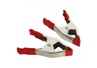 Jeu de pinces à ressort - 6 - métal - 2 pcs.