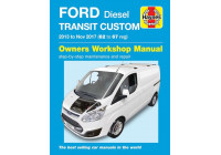 Manuel d'atelier Haynes Ford Transit Custom Diesel (2013-2017)