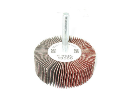 Rouleau abrasif ø60x20mm, grain 60, ø6mm