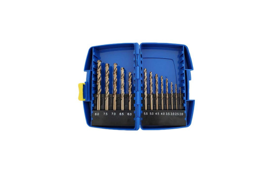 Jeu de forets hélicoïdaux 2-8 mm cobalt