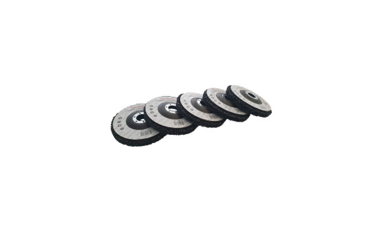 Jeu de disques de nettoyage 125 mm - 5 pièces - connexion meule, Image 2