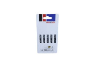 Lame de scie sauteuse Rooks HCS, type T, bois, 6 Tpi X 100 Mm, Kpl 5 pièces