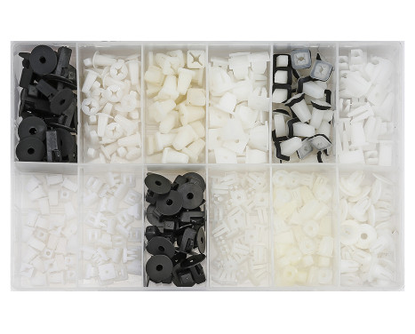 Assortiment de chevilles pour vis à tôle 350 pièces