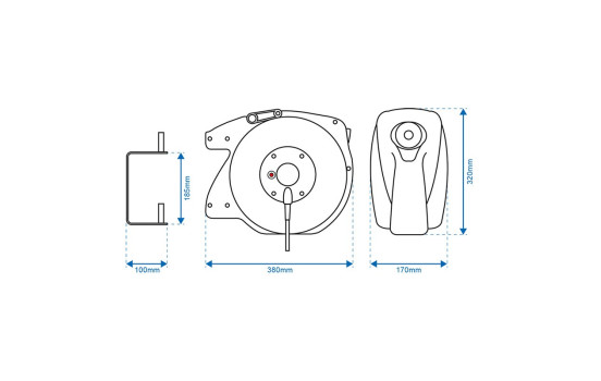 Enrouleur de câble automatique 15M, Image 7