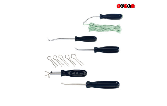 Kit de démontage et d'installation de vitres de voiture Force 10 pièces