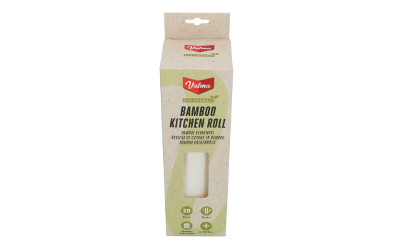 Valma ECO Rouleau de cuisine en bambou réutilisable, 20 feuilles, Image 6