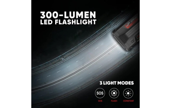 Démarreur au lithium Lokithor JA301 2000A avec compresseur 10 bars, Image 5