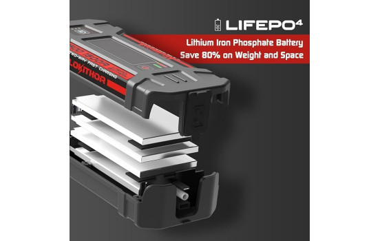 Lokithor J1500 Démarreur au lithium 1500 A 12 V, Image 6