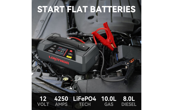 Démarreur/chargeur/testeur multifonction Lokithor JTC4250, Image 5