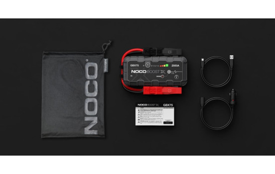 Démarreur Noco Genius GBX75 Lithium 12V 2500 A avec étui de protection Noco, Image 3