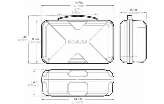 Noco Genius GBC015 Etui de Protection Boost Pro EVA, Case, Image 7