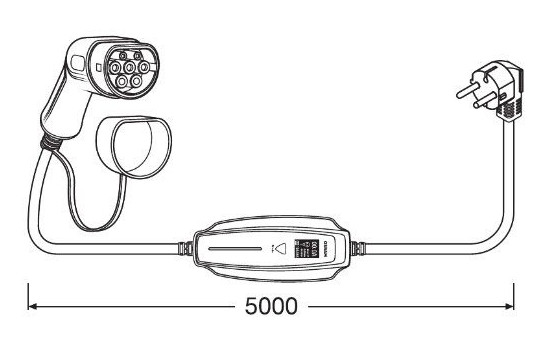 Câble de charge portable 7 broches type 2 16 A (5 m), Image 11
