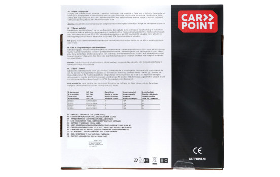Carpoint Câble de Charge Spirale Voiture Électrique Type2>2 32A 3ph 6 mètres, Image 4