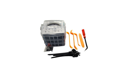 FD-3050 Outils de voiture en plastique automobile 680 pièces