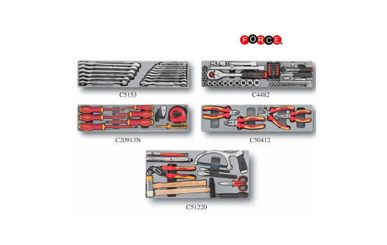 Force Toolbox 5 couches Incl. outils isolés 88 pièces, Image 3