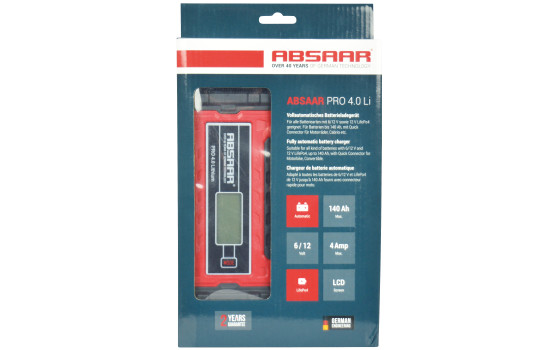 Absaar Chargeur Intelligent PRO 4.0 Lithium 0635674 4A 6/12V, Image 5
